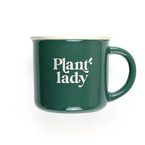 Plant Lady Campfire Ceramic Mug, Plant Lover Mug Gift